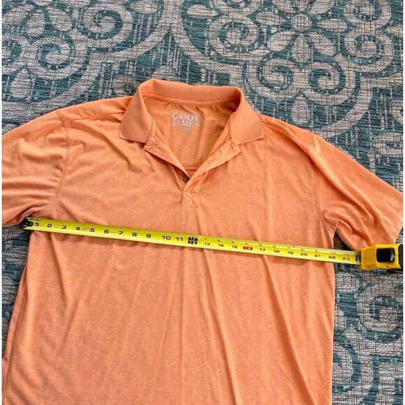 Cody James Men's Orange Performance Polo Shirt - Size M - Picture 5 of 11